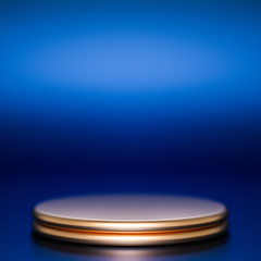 Beautiful luxury background pedestal. 3d illustration, 3d rendering.