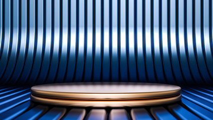 Beautiful luxury background pedestal. 3d illustration, 3d rendering.