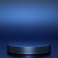Beautiful luxury background pedestal. 3d illustration, 3d rendering.
