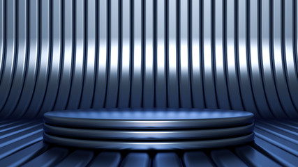 Beautiful luxury background pedestal. 3d illustration, 3d rendering.