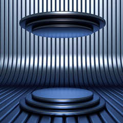 Beautiful luxury background pedestal. 3d illustration, 3d rendering.
