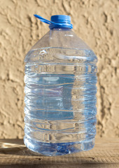 Large bottle of 5 liters of water