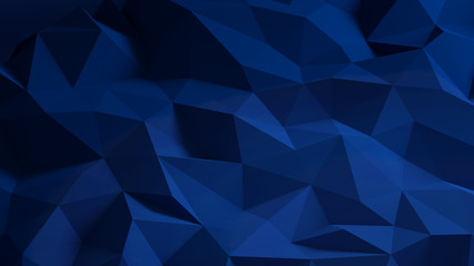 Beautiful festive crystal triangle background. 3d illustration, 3d rendering.