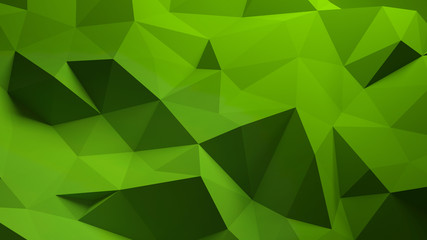 Beautiful festive crystal triangle background. 3d illustration, 3d rendering.