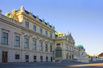 Belvedere Palace in Vienna, Austria