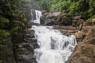 Fototapeta premium Beautiful Borhill Falls in Meghalaya, India