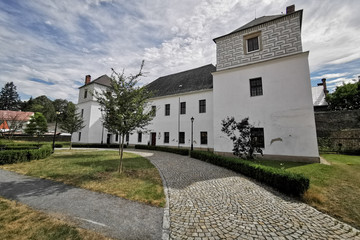 Fototapeta na wymiar small castle in the Vidnava