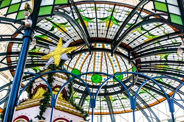 stained glass window