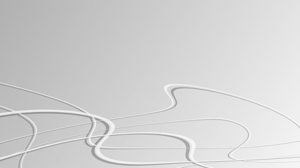 Smooth Abstract Wavy Lines Vector with White Grey Gradient Background for Designs Web Design Banner Poster etc.