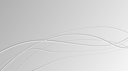 Smooth Abstract Wavy Lines Vector with White Grey Gradient Background for Designs Web Design Banner Poster etc.