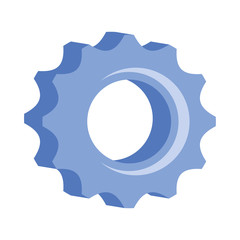 gear cogwheel icon on white background