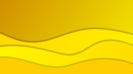 Smooth Abstract Wavy Yellow Orange Gradient Lines Vector with Gradient Background for Designs Web Design Banner Poster etc.