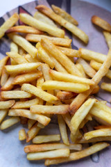 French Fries on child plate