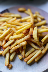 French Fries on child plate