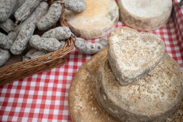artisan cheese and sausages