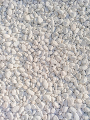 Textura de cantos rodados de color blanco. Fondos y texturas