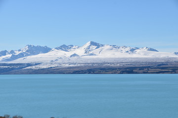 Fototapeta na wymiar Aoraki Mount Cook in New Zealand