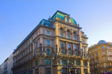 Fototapeta na wymiar Palace Equitable - mansion in Stephansplatz in Vienna