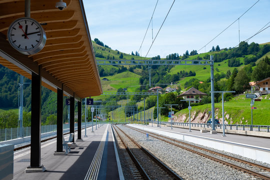 Swiss Train Station