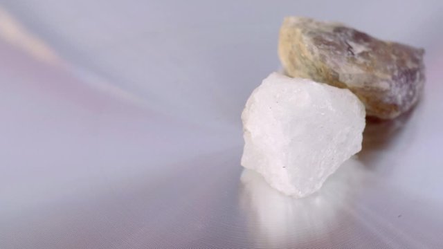fluorite stone mineral crystal sample for science and geology 