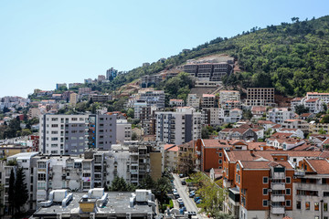 Low-rise and high-rise buildings of the city