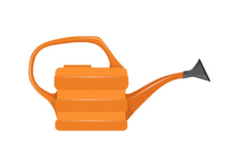 Flat illustration of Garden Watering Can. Watering Can icon. Vector Graphics to Design.
