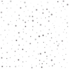 Falling silver stars abstract decoration for party, birthday celebrate, anniversary or event, festive. Sparkle tinsel elements celebration graphic design.