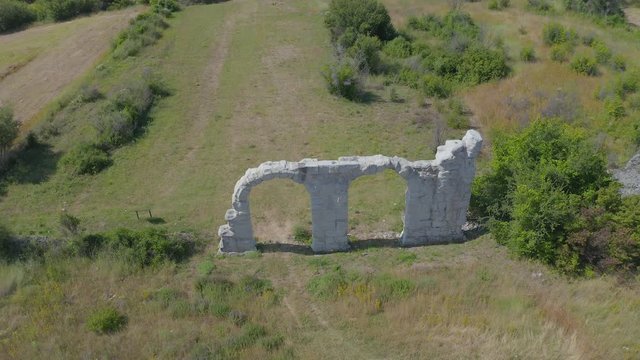 Burnum Roman remains near, Oklaj, Croatia