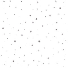 Shiny background. Confetti cover from silver stars.