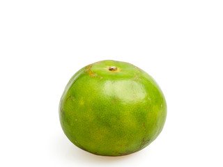 Orange on the white backgound