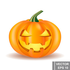 Halloween Pumpkin. Scary face. All Saints' Day. Frighten. For your design.