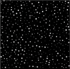 Sparkle tinsel elements celebration graphic design. Confetti cover from silver stars.