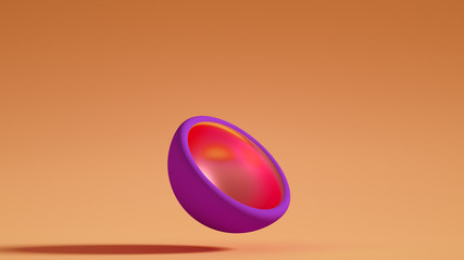 Minimalism geometry background. 3d illustration, 3d rendering.