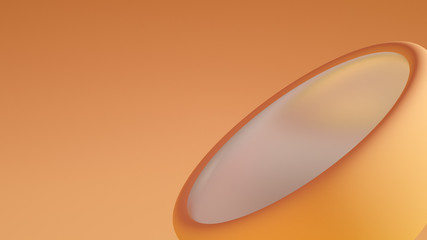 Minimalism geometry background. 3d illustration, 3d rendering.