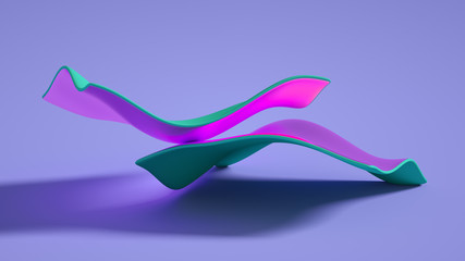 Minimalism geometry background. 3d illustration, 3d rendering.