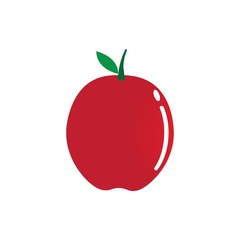 Red apple logo vector