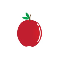 Red apple logo vector