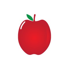 Red apple logo vector