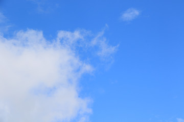white fluffy cumulus clouds background