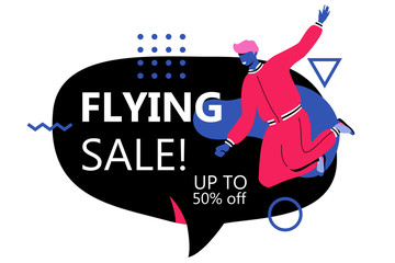 Flying Sale Template