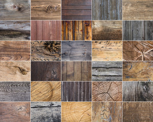 collection of 30 wood textures