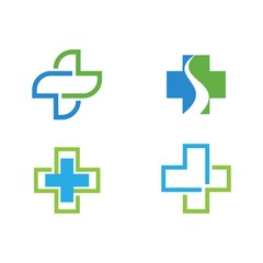 Obraz premium Cross Medical Logo template