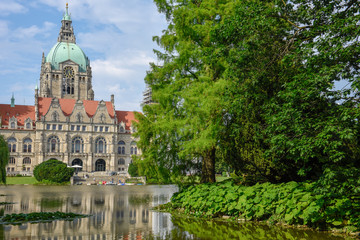 Town hall of Hannover on Germany