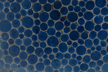 blue circles in different sizes abstract wallpaper