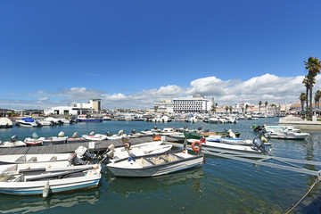 Fototapeta na wymiar marina of Faro, Algarve, Portug