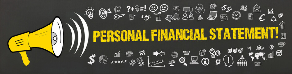 Personal financial statement! 