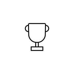 trophy cup icon vector illustration