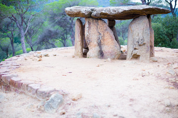 ancient sacral Dolmen Pedra Gentil