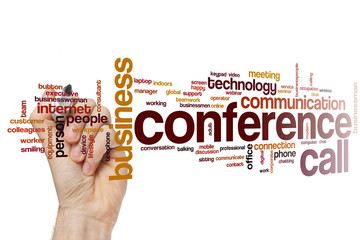 Conference call word cloud
