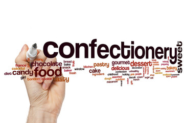 Confectionery word cloud